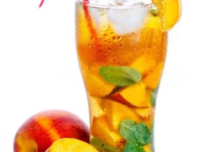 Iced Tea With Peach Flavor