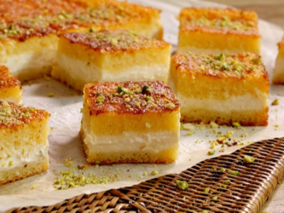 Basbousa With Cream