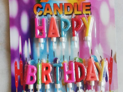 Happy Birthday Candle - XL