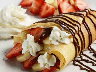 Nutella Chocolate With Banana Crepe