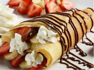 Nutella Chocolate With Nuts Crepe