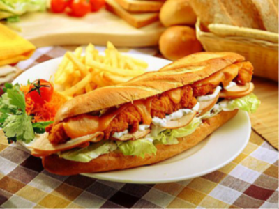 French Bikini Hot Dog Sandwich