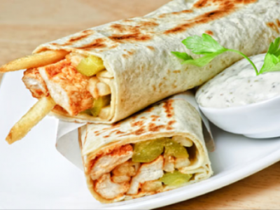 Syrian Chicken Shawerma Sandwich