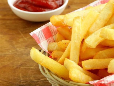 French Fries With Mozzarella Cheese Syrian Sandwich