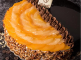 Half Fruits And Half Chocolate Torte
