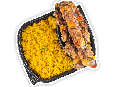 Shish Tawook With Curry Rice Meal