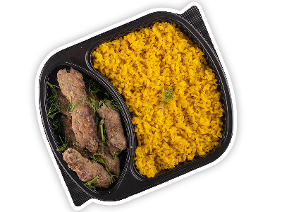 Kofta With Curry Rice Meal
