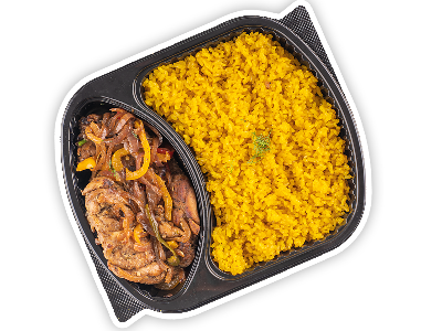 Boneless Thighs With Curry Rice Meal