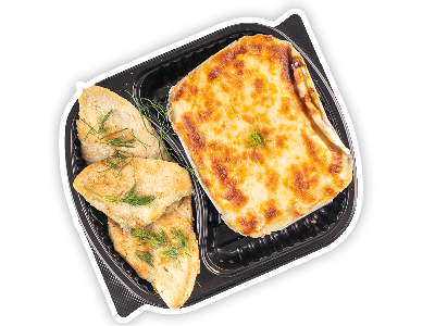 Grilled Breast And Pasta With Bechamel Meal