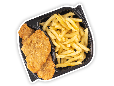 Chicken Pane With French Fries Meal