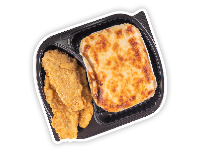 Chicken Pane And Pasta With Bechamel Meal