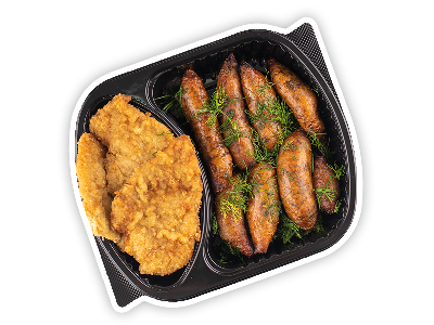 Chicken Pane With Mombar Meal