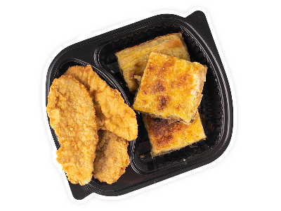 Chicken Pane With Golash Meal
