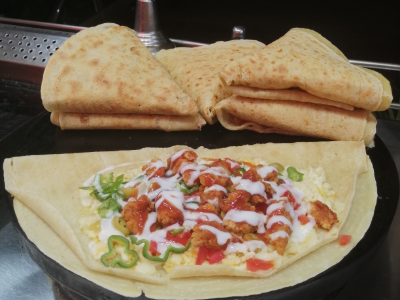 Crispy Chicken Crepe