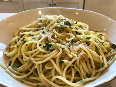 Pesto Aglio E Olio Pasta