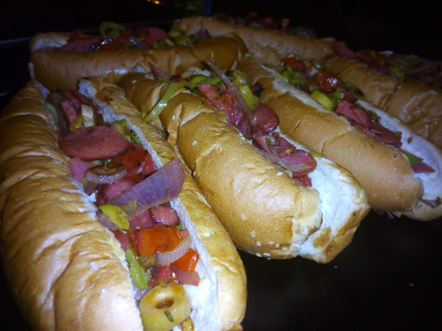Mexican Hot Dog Sandwich