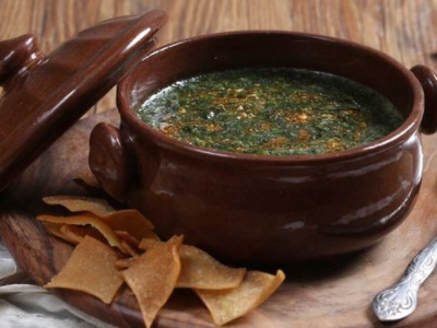Molokhia With Meat Casserole