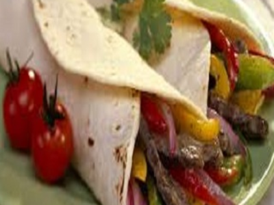 Beef Fajitas Wrap