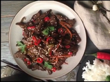 Beef stir fry