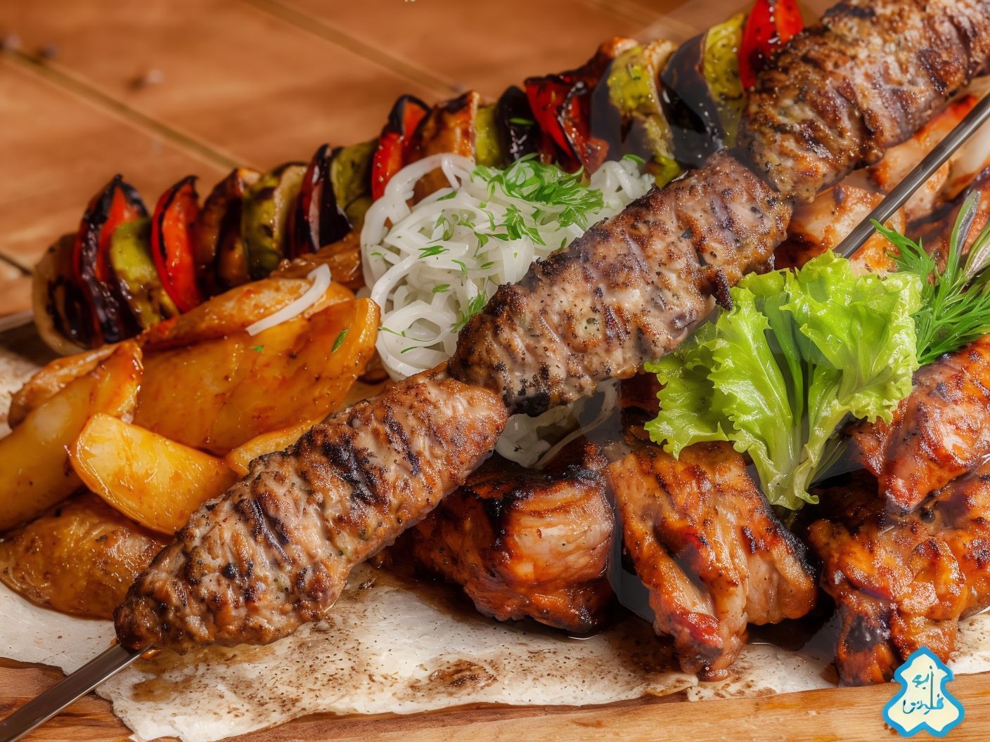 Mix Grill With Grilled Shish Tawook