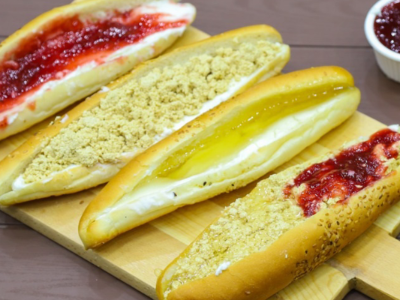 Honey With Cream Sandwich