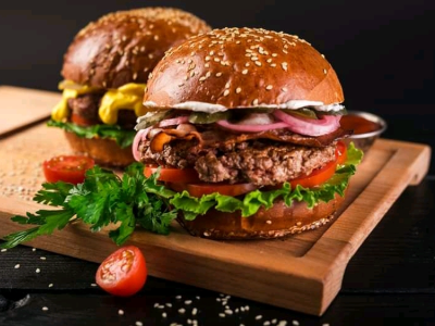 Cowboy Burger Sandwich