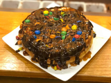 Mix Chocolate And Caramel Festival Waffles