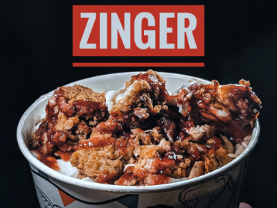 Chicken Zinger Fatteh