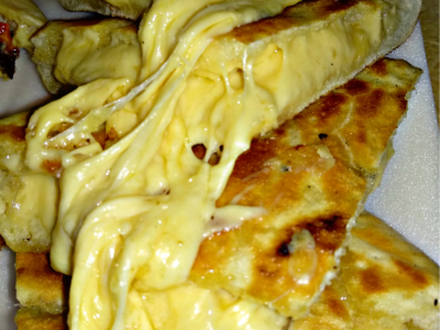 Roumi Cheese With Eggs Sandwich
