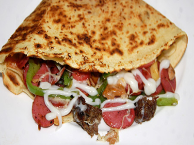 Sausage Crepe