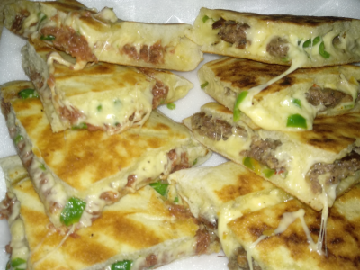 Corned Beef Pizza Sandwich