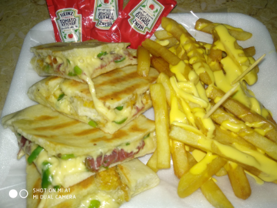 باكت بطاطس بصوص الشيدر