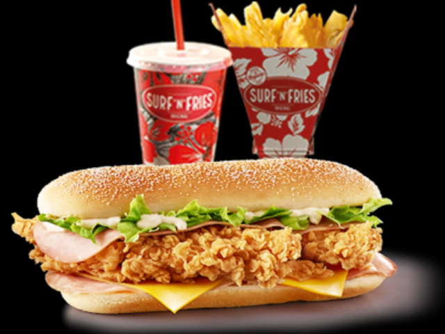 Surf Chicken Zinger Supreme Sandwich