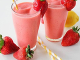 Strawberry Juice With Milk
