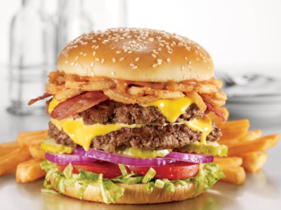 Mushroom Burger Sandwich