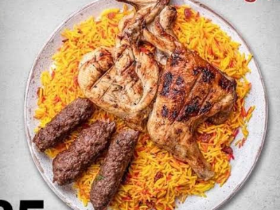 Half Chicken and Kofta Meal