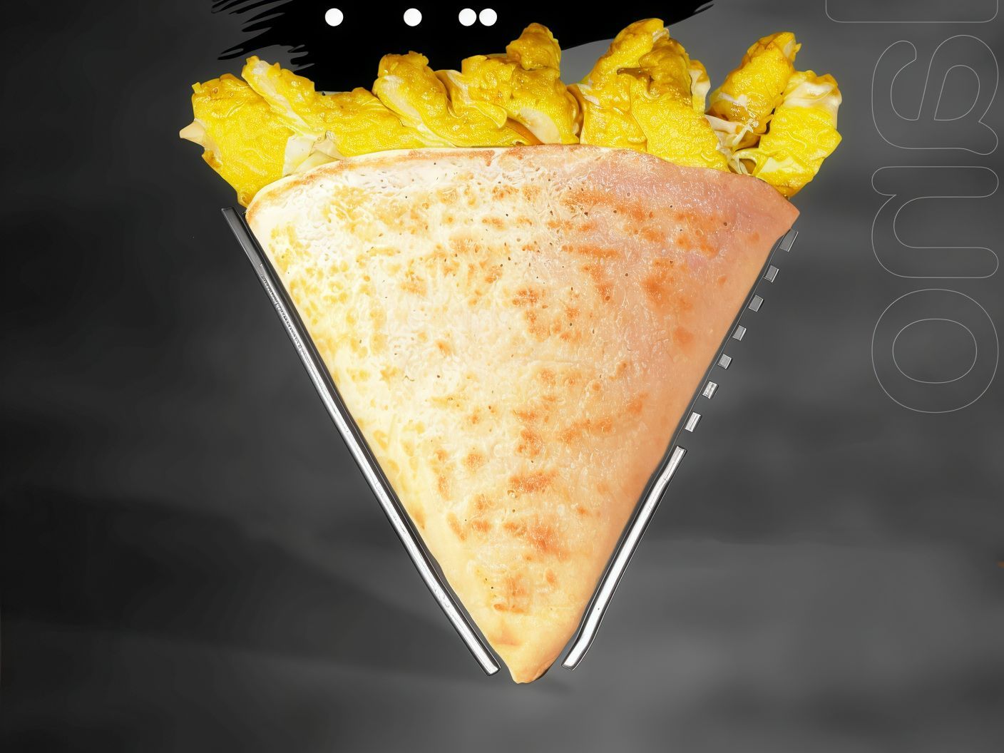 Spicy Crispy Chicken Crepe