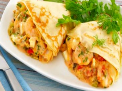 Seafood Crepe