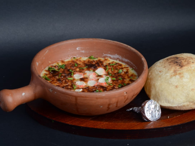 Shrimp With White Sauce And Mushroom Casserole