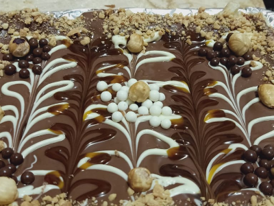 Chocolate With Hazelnuts Pie