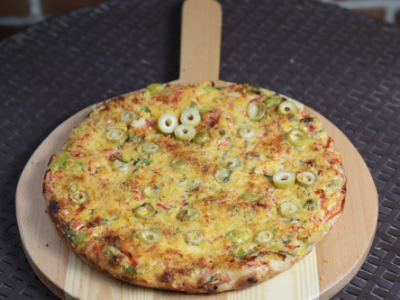 Fasting Vegetable Oriental Pizza