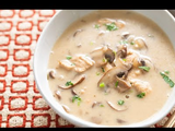 Cream Soup With Mushroom And Chicken