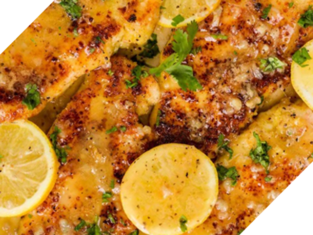 Chicken Mushroom Lemon Sauce Healthy Meal