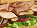 Smoked Turkey Luncheon Saj Sandwich
