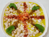 Chickpeas Beans With Sesame Paste Salad Box