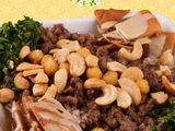 Sham Chickpeas Beans Fattah With Almonds