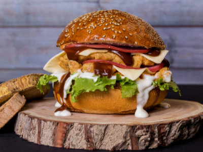 Beef Bacon Chicken Sandwich