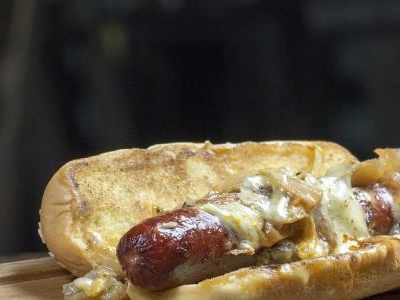Sausage With Cheese Sandwich