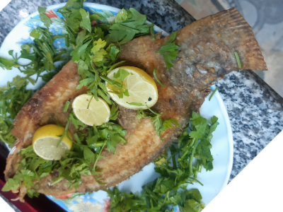 Fried Tilapia Fish Meal