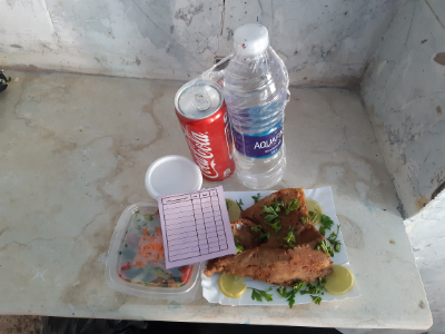 Fried Tilapia Fish Meal